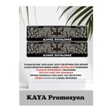kayapromosyon Kişiye Özel Isimli Plakalık 2 Adet Her Araç Için Uygun PlakalıkB1