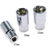 Kayasan 1/2 Derin Lokma 27 mm 30 mm 32 mm 3 Parça
