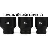 Kayasan 6 Köşe Ağır Lokma 3/4 38MM-41MM-46MM