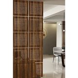 Kayasan Ahşap Kayasan ® Lazer Kesim Sarkıt Paravan, Ahşap Seperatör, Oda Ayırıcı 4'lü Panel Levha Seti - 40 x 40