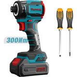 Kayasan Catpower 5152 Kömürsüz Akülü Torklu Vidalama Li-Ion 2 Adet Akü 20V 4.0AH 1ADET Şarj Aleti Düz Yıldız Tornavida