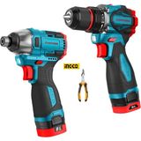 Kayasan Catpower 5161 Kömürsüz Li-On Akülü 2 Li Kombo Set Ingco 160 mm Kargaburun