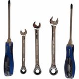Kayasan Cırcır Anahtar 10MM 12MM 13MM Darbeli Duz Yıldız Tornavida 6X150 mm