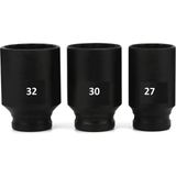 Kayasan Kayasan1/2 6 Köşe Derin Havalı Lokma Darbeli 27-30-32MM