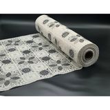 Kaydırmaz Dantel Raf ve Çekmece Dolap Örtüsü - Gri - Beyaz - 50x5 Metre