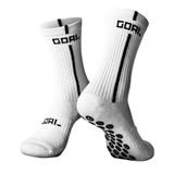 Kaydırmaz Futbol Basketbol Tenis Erkek Spor Çorap, Beyaz, Kaymaz Çorap Tabanlı, Dikişsiz ve Parfümlü, Yüksek Kalite 35-40 40-45 (1, Beyaz Goal, 39-44)