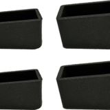 Kaydırmaz Merdiven Ayağı Plastiği Merdiven Pabucu 20x30 - 20x40 Mm Siyah (1 Takım)