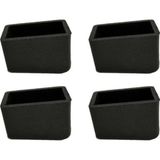 Kaydırmaz Merdiven Ayağı Plastiği Merdiven Pabucu 20x40 Mm Siyah (4 Adet)