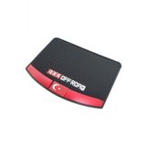 Kaydirmaz Silikonlu Ped Arac Gogus Torpido Ev Ofis Cok Amacli 4X4 Off Road Bayrak Desen 17,5Cm X13cm