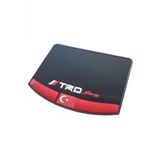 Kaydirmaz Silikonlu Ped Arac Gogus Torpido Ev Ofis Cok Amacli Trd Sports Bayrak Desenli 18Cmx13cm