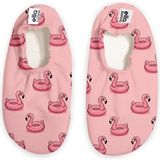Kaydırmaz Taban, Unisex Bebek, Çocuk Deniz Ayakkabısı, Havuz Patiği, Dinozor - 30 - 32 - Açık Pembe