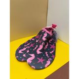 Kaydırmaz Taban, Unisex Bebek, Çocuk Deniz Ayakkabısı, Havuz Patiği, Siyah- Pembe Denizatıı Modeli - 26 - 27 - Siyah - Pembe