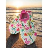 Kaydırmaz Taban, Unisex Bebek, Çocuk Deniz Ayakkabısı, Havuz Patiği,flamingo - 22 - 23 - Çok Renkli