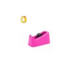 Kaydırmaz Tabanlı Küçük Boy Bant Kesme Makinesi Para Bandı Bant Kesici + Bant Hediyeli (Pembe) (PRS-14-0341-P)