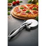 Kaydırmaz Tutamaklı Paslanmaz Çelik Pizza Dilimleyici – Metalik - Çok Renkli