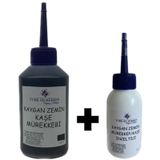 Kaygan Zemin Kaşe Mürekkebi Siyah 100 Ml. İnceltici İle Birlikte