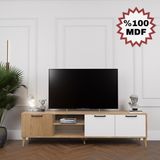 Kayhan Ahşap %100 MDF SAFİR MEŞE Tv Ünitesi 180 cm