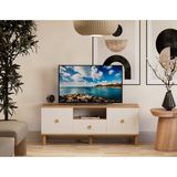 Kayhan Ahşap Bohem %100 Mdf BOHEM Tv Ünitesi 150 cm SAFİR MEŞE (SEPET) - Ahşap - Beyaz