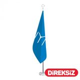 Kayı Makam Bayrağı (telalı-simsiz-direksiz) 100x150 Cm