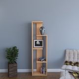 Kayın 4 Raflı Kitaplık, Ceviz 44X157x25 Cm