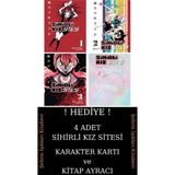 Kayıp Kıta Yayınları Sihirli Kız Sitesi 1-2-3-4 Manga Seti (4 Kitap) / 4 Adet Sihirli Kız Sitesi Karakter Kartı ve Kitap Ayracı Hediye