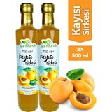 Kayısı Sirkesi 500 ml 2'li Paket - Organik Doğal Fermente
