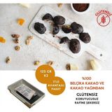 Kayısılı Cevizli Vegan Glutensiz Rafine Şekersiz %70 Bitter Belçika Çikolatası 3X125 G - 375 gr
