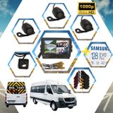 Kayıtlı Okul ve Servis araçları 4 lü Kamera 7 inç Monitör Full S