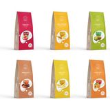 Kayla Gurme Meyve Taneli Çaylar Yeni Seri Kampanya (Çilek, Muz, Ballı Muz, Hurma, Kivi, Kayısı) 6 x 250 gr - 1,5 kg