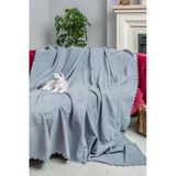 Kaymaz Koltuk Örtüsü Çift Taraflı Mikrofiber Şönil 175X350 Cm Xl- Bulut – Kedi Köpek Ve Çocuk Dostu