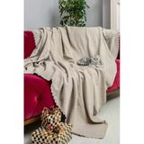 Kaymaz Koltuk Örtüsü Çift Taraflı Mikrofiber Şönil 175X350 Cm Xl- Kil – Kedi Köpek Ve Çocuk Dostu