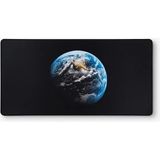 Kaymaz Mousepad Gezegen Desenli Oyuncu Gaming Mouse Pad 40X90CM | Kaymaz Taban, Masa Aksesuarı