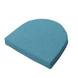 Kaymaz Sandalye Minderleri, Keten ve Sünger Sandalye Koltuk Minderi(Blue,45x45x4cm)