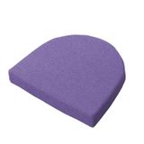 Kaymaz Sandalye Minderleri, Keten ve Sünger Sandalye Koltuk Minderi(Purple,38x35x4cm)