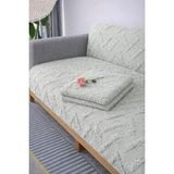 Kaymaz Taban Koltuk & Kanepe Örtüsü 180 x 220 cm Saçaklı ve Yumoş Modeller - Yeşil