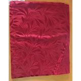 Kaymaz Tabanlı Koltuk Örtüsü Damarlı ve Tay Tüyü 170 x 220 - 170 x 220 cm - Kırmızı