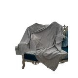 Kaymaz Tabanlı Tay Tüyü Çekyat, Koltuk, Kanepe Örtüsü(GRİ RENK)(175X210CM)