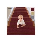 Kaymaz Tabanlı Ve Yıkanabilir Merdiven Basamak Halısı 20cm X 75cm