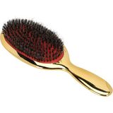 Kaynak Saç Tarağı Premium Seri Oval Kürek Saç Açma Tarama Fırçası, Galvanik, Kaynak - Gold