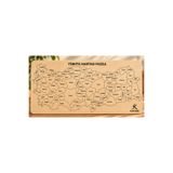 KAYOUBI Ahşap Türkiye Haritası Puzzle 81 İl İsimli Eğitici Montessori Yapboz Çocuk Oyuncak Coğrafya Öğreten Okul Öncesi Hediyelik Dekor Doğum Günü Hediyesi