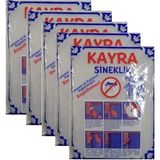 Kayra 10 Adet Tek Kanat Cırtlı Sineklik Tül Sök Tak Yıka (75X125 cm ) Cırt Çift Taraflı Bant Içindedir