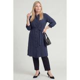 Kayra %100 Lyocell Reglan Kol Uzun Tunik Koyu Lacivert