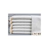 Kayra Export Peştemal Açık Gri El Peştemal Küçük Boy 45x95 Cm Pamuk Peşkir