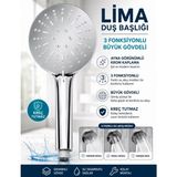 Kayra Grup Su Armatürleri Kayra Duş Başlığı Lima Kayragrup