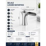 Kayra Grup Su Armatürleri Kayra Lavabo Bataryası Şelale Aç Kapa