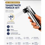 Kayra Grup Su Armatürleri Kayra Taharetmatik Spiralli Set Bas Bırak Kolay Montaj