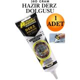 KAYRA LEATHER CRAFT 1 Adet 380 Gr Beyaz Fayans Derz Dolgu Beyazlatıcı Onarıcı Seramik Mermer Yer Duvar Tamir Macunu Wc Banyo Mutfak Su Geçirmez Çatlak Kapatıcı Hazır Derz Dolgusu Su Yalıtımı Yenileyici Kalem Akrilik