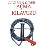 KAYRA LEATHER CRAFT 15 M Pratik Lavabo Gider Açıcı Banyo Evye Klozet Açma Tel Kılavuz Tıkanıklık Giderici Susta 15 Metre