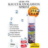 KAYRA LEATHER CRAFT 396 gr Beyaz Su Yalıtım Sızdırmaz Geçirmez İzolasyon Kauçuk Spreyi Çatı Oluk, Banyo, Boru, Teras ve Duvar Sızıntı Önleyici Kaplama Sprey Çatlak Kapatıcı Nem, Rutubet ve Su Kaçağı Tamir Sıvı Kauçuk