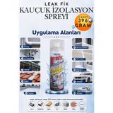 KAYRA LEATHER CRAFT 396 Gr Şeffaf Su Yalıtım Spreyi - Sızdırmazlık ve Geçirmezlik Sağlayan Likit Kauçuk Kaplama Spreyi | Çatlak, Oluk, Teras, Cam ve Fayans Sızıntı Tamir İzolasyon Malzemesi Koruyucu Su Geçirmez Kaplama